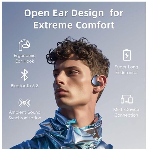 NEW Open Ear Headphones - Picture 2 of 4